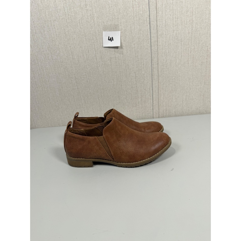 EuroSoft by Sofft Womens Tan Brown‎ Slip On Ankle Booties Shoes Size 7.5 M